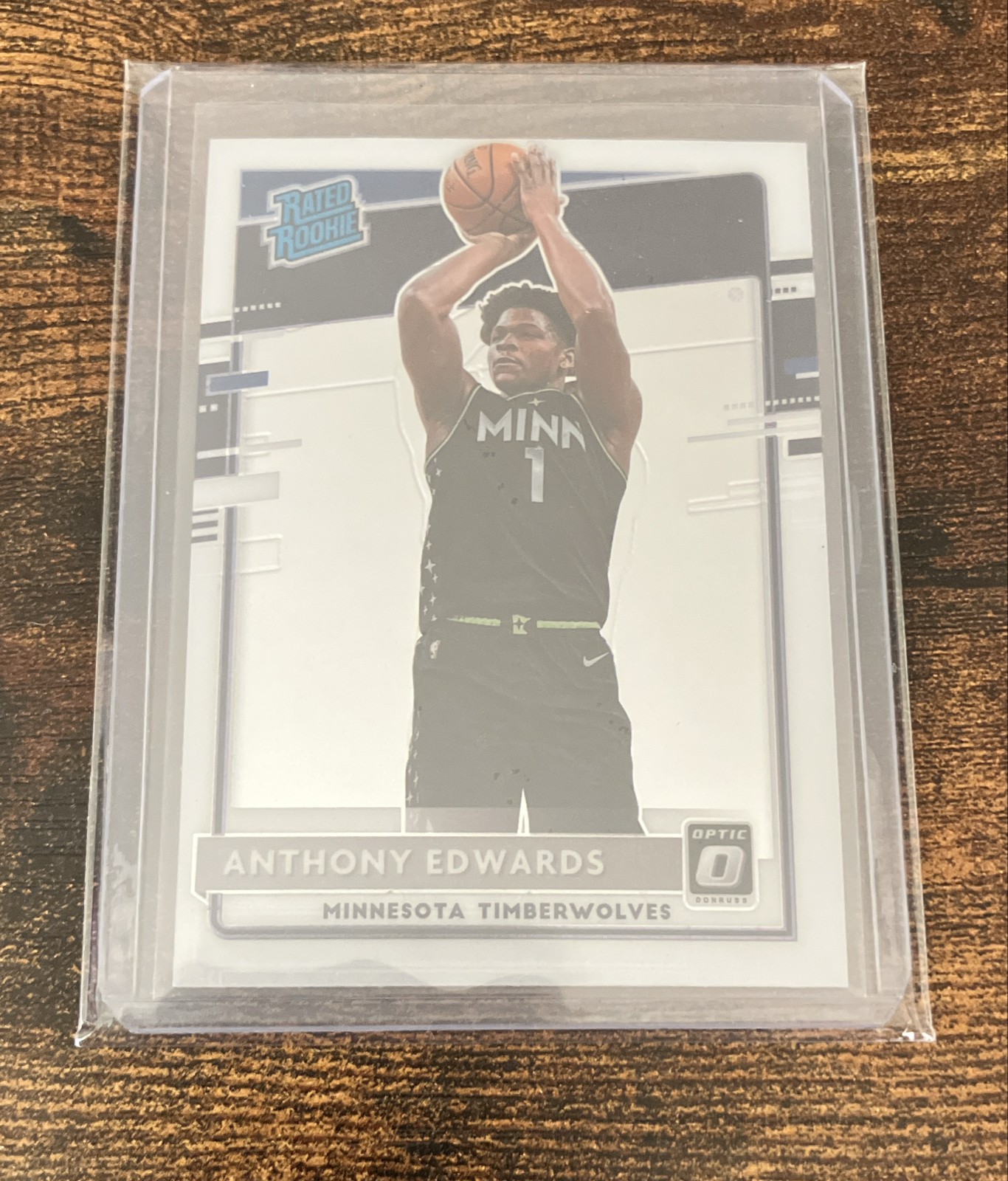 2020-21 Panini Donruss Optic - Rated Rookie Anthony Edwards #151 Holo Prizm (RC)