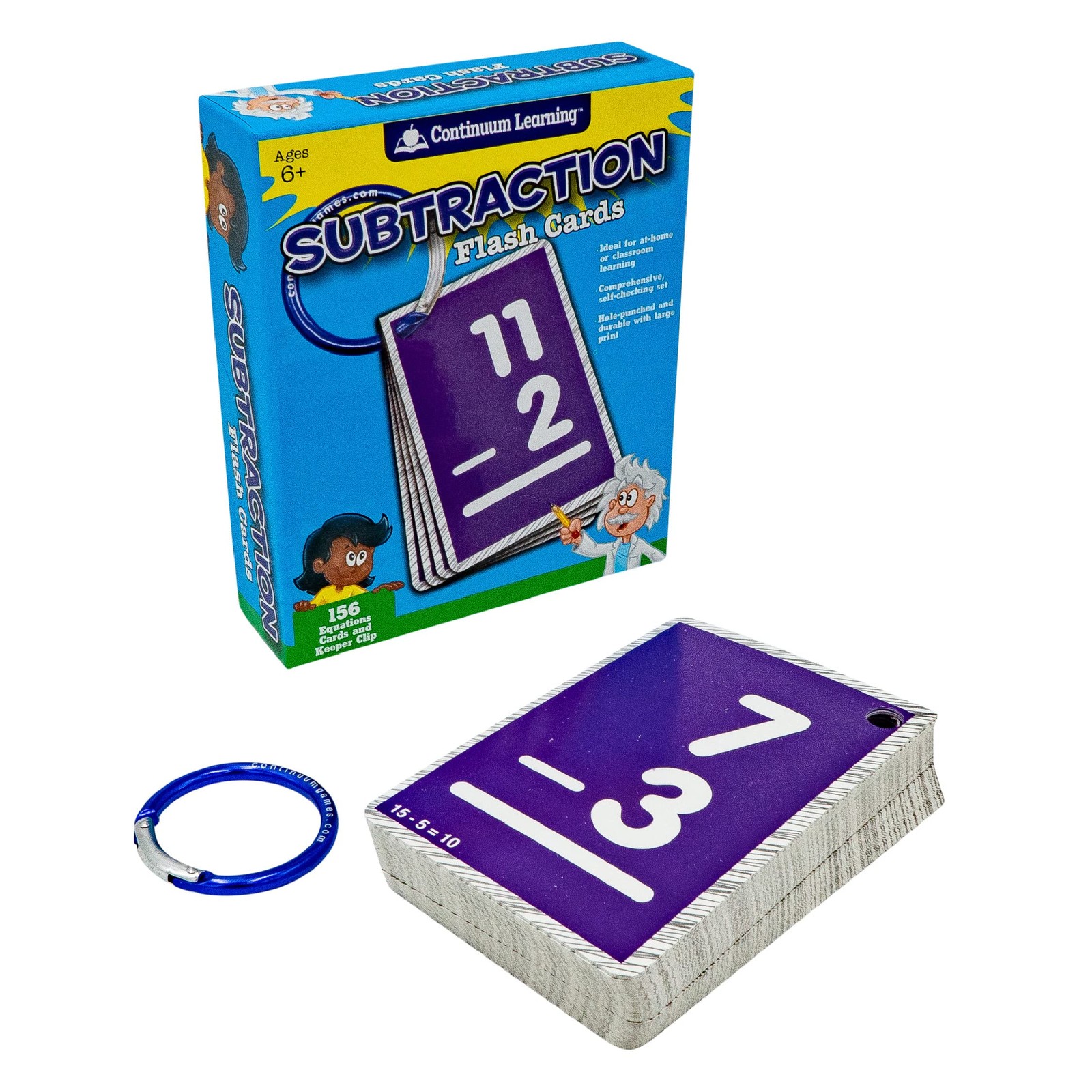 Флэш-карты для непрерывного обучения вычитанию