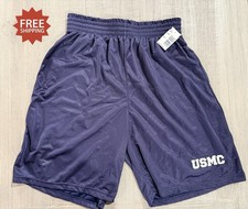   USMC  United States Marine Corps Blue Jersey Style Shorts by MV Sport - Sz XXL