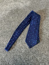 Ede &+Ravenscroft Court Tailors Silk Tie - Classic Design - Made In England
