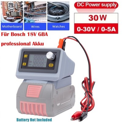 DC Labor Power Supply Einstellbare Spannung Gerät Regelbar Für Bosch 18V G Akkus