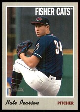 Nate Pearson 2019 Topps Heritage M/L #107 New Hampshire Fisher Cats MLB READ
