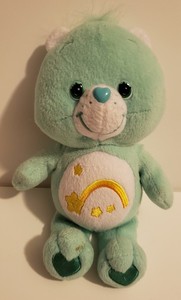 blue care bear with shooting star