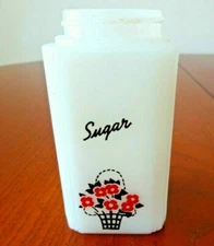 TIPP CITY FLOWER BASKET SUGAR SHAKER NO LID-R