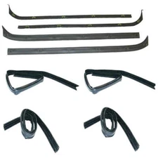 Inner & Outer Sweep Belt & Glass Run Window Channel 8 Piece Kit 71-72 Ford F150