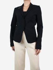 Jil Sander Black Wool Jacket - Size Uk 12