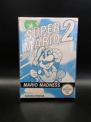 Super Mario Bros 2 Mario Madness Nintendo NES in OVP NES-MW-NOE PAL B