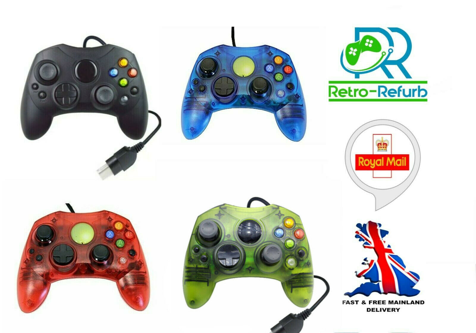 Tận hưởng sự phong cách và độc đáo với những tay cầm Xbox màu sắc sặc sỡ trong bức hình này. Bạn sẽ không chỉ có chúng để chơi game mà còn để trang trí thêm cho phòng khách và mang lại không gian sống thêm phần náo nhiệt.