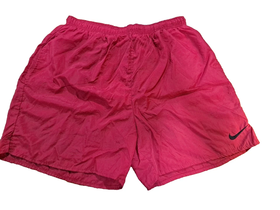 Traje de baño vintage Nike bañador corto pantalones cortos para hombre grandes 4" ins Big Swoosh  Foto 2 de 4