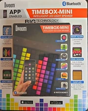 Divoom Timebox Mini Smart LED Light Bluetooth Speaker Alarm w/App-Control