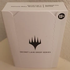 MTG Secret Lair x Hatsune Miku: Winter Diva JAPANESE ~ Rainbow FOIL ~ Sealed!