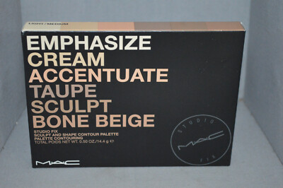 MAC Studio Fix Sculpt & Shape Contour Palette Light/Med .50oz New Boxed
