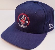 CLEVELAND INDIANS New Era 1999 A.L. CENTRAL DIVISION CHAMPS Snapback Cap/Hat NEW
