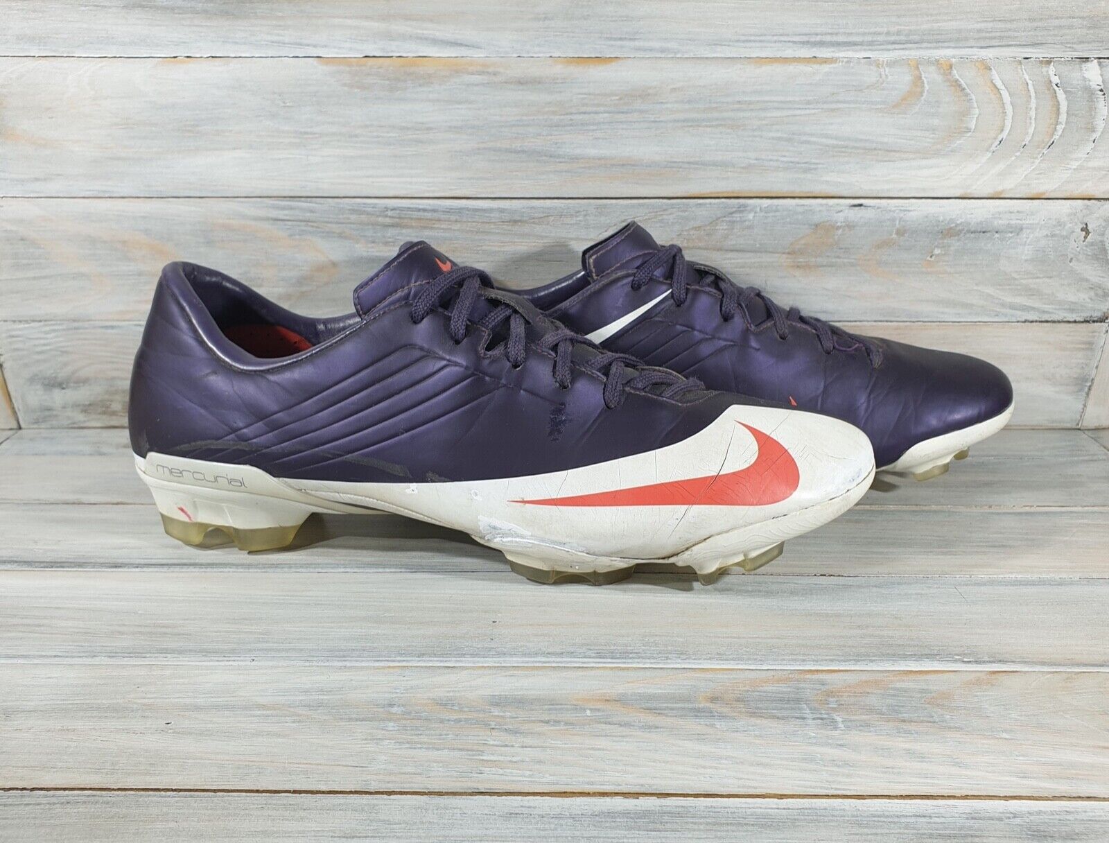 Caballero amable exilio Diacrítico Vintage Nike Mercurial Vapor 5 Violet White Men&#039;s Football Boots Very  Rare | eBay