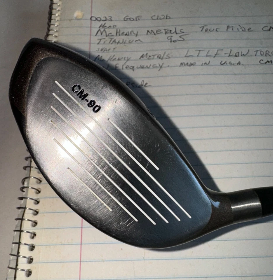 Controlador de palos de golf McHenry Metals Tour titanio puro 9,5 diestro Foto 3 de 4
