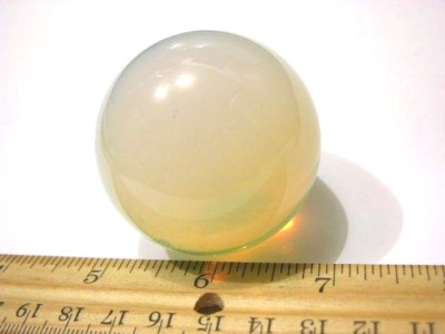 Opalite sphere two inch with great opalescence  with ring stand