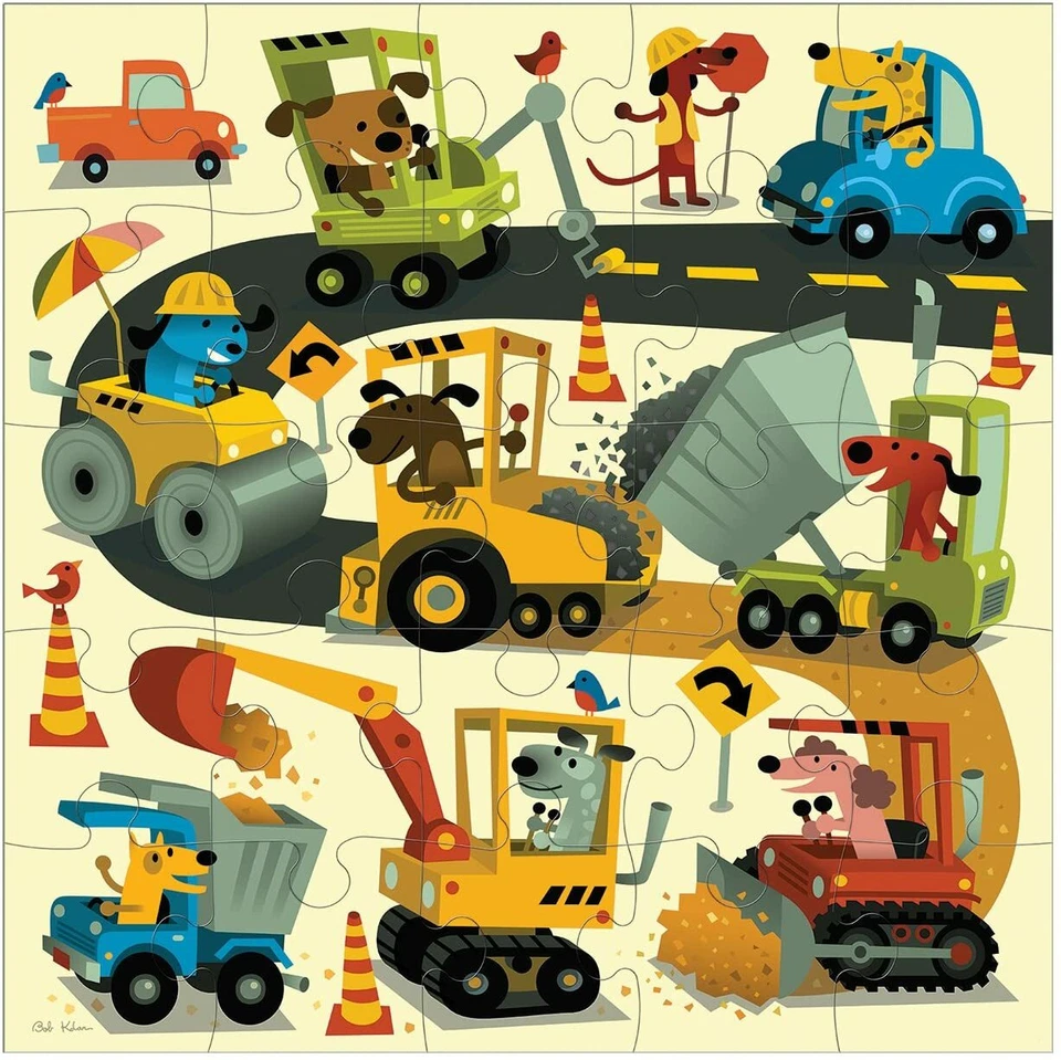 Construction Jumbo Puzzle by Mudpuppy Press Staff (2011, Game) - Image 3 of 3