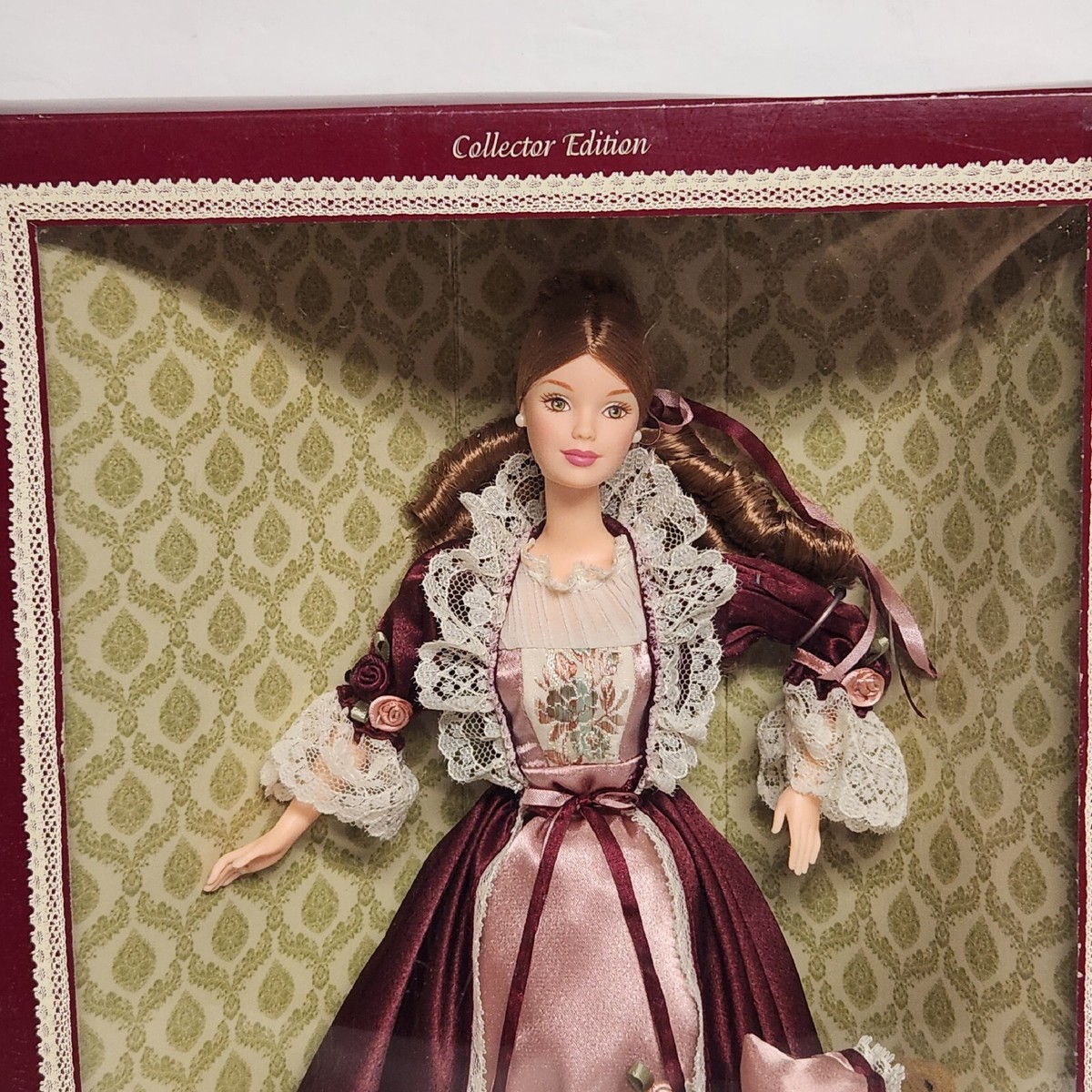 Mattel VICTORIAN BARBIE Doll with CEDRIC BEAR 1999 Collector