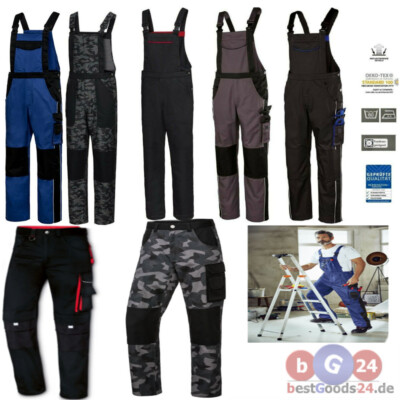 Praktische Arbeitslatzhose mit Knieschonern und vielen Taschen für Werkzeuge