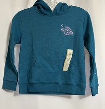 Cat  Jack Girl  s Blue Celestial Space Pullover Hoodie Size Small 6/7 New