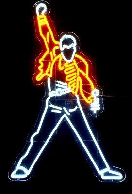 QUEEN Freddie Mercury LED Acrylic NEON SIGN BOHEMIAN RHAPSODY
