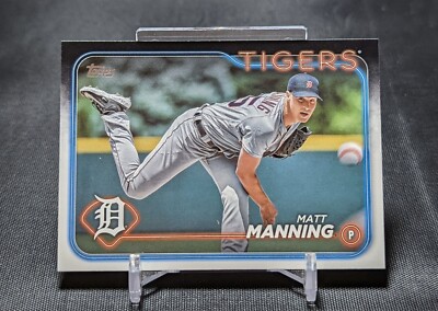 Matt Manning 2024 Topps Series 1 Flagship Baseball Card #277 Detroit Tigers