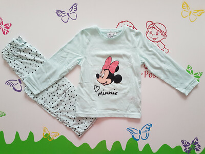 Schlafanzug Pyjama Minnie Mouse Größe 98 104 110
