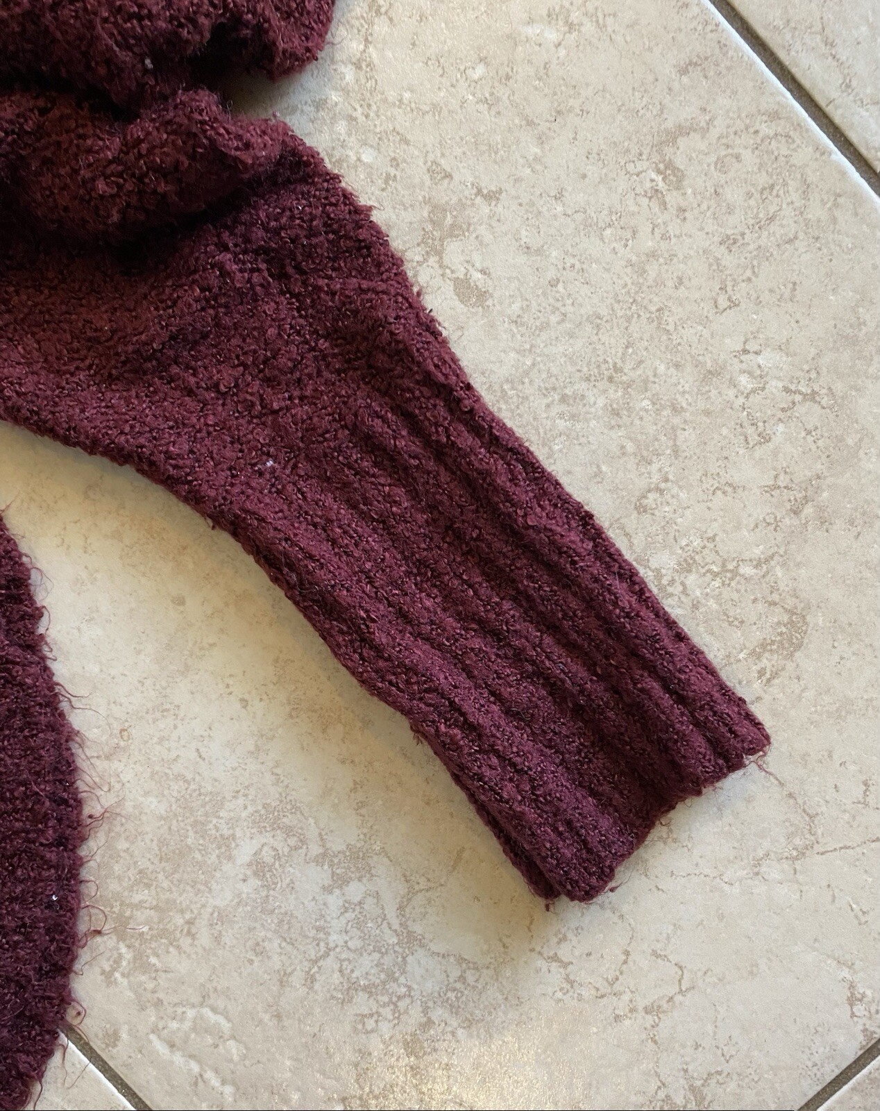 Knit Cowl Faded Glory Cowl Neck Sweater Faded Glory Burgundy Cowl