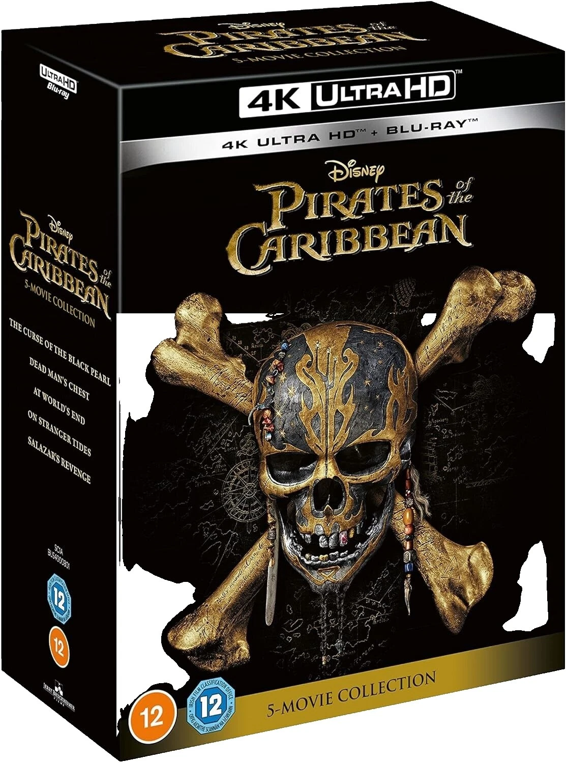 Pirates of the Caribbean Box Set DVDs