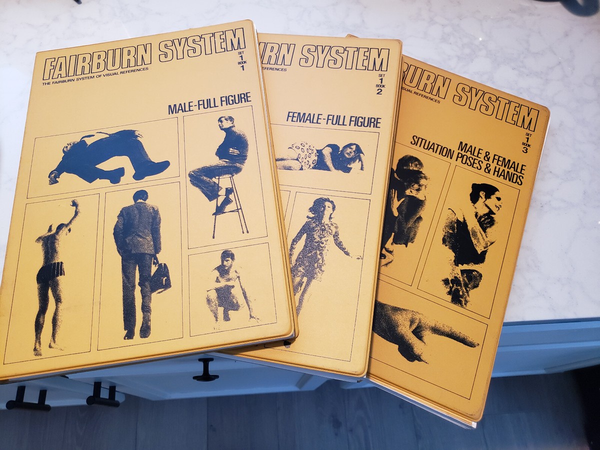 Photo Books Fairburn System of Visual References Set of 3 Male