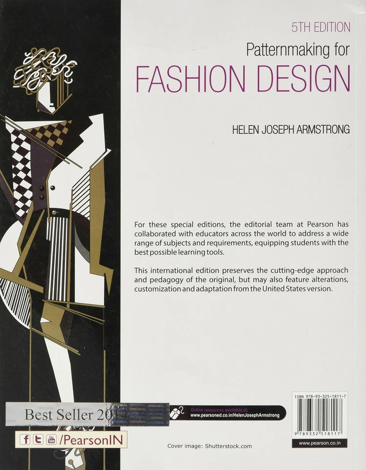 FAST SHIP Patternmaking for Fashion Design 5E By Helen Joseph-Armstrong - Image 2 of 3