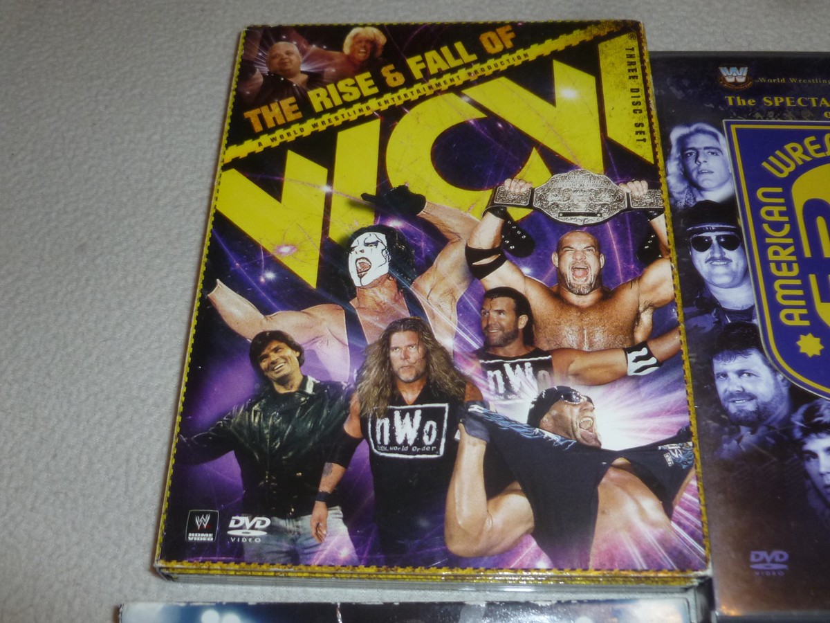 WWF WWE WRESTLING DVD LOT WRESTLEMANIA RAW 25TH ANNIVERSARY