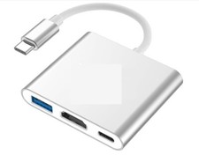 USB C to HDMI Adapter - 4K HDMI Ports Multiport AV Converter PD-IN USB-C USB 3.0