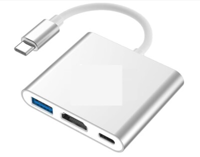 USB C to HDMI Adapter - 4K HDMI Ports Multiport AV Converter PD-IN USB-C USB 3.0