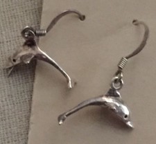 925 Sterling Silver Dolphin Earrings