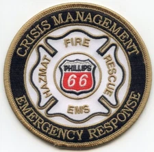 PHILLIPS 66 PETROLEUM EMERGENCY RESPONSE Houston TEXAS HAZMAT EMS FIRE PATCH