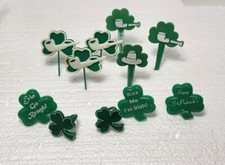 St Patrick Day Cake Toppers Lot of 11
