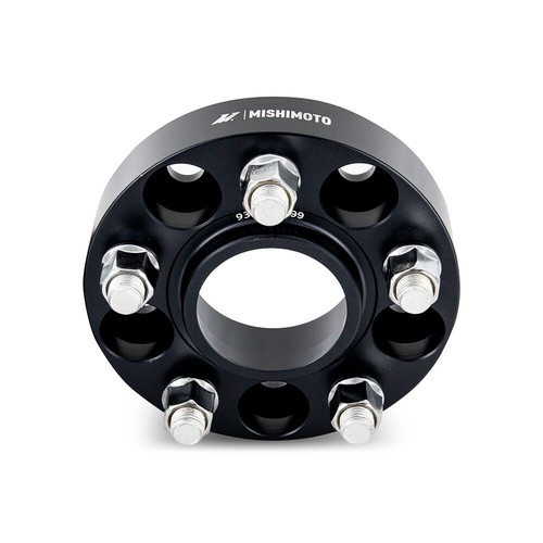 Mishimoto Wheel Spacers, 5X114.3, 1.20" Thick, Fits Ford Mustang/Explorer, Black - Picture 2 of 5