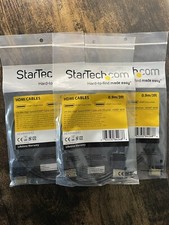 3 - StarTech 3ft Slim High Speed HDMI Cable with Ethernet - HDMI to HDMIMM3HSS