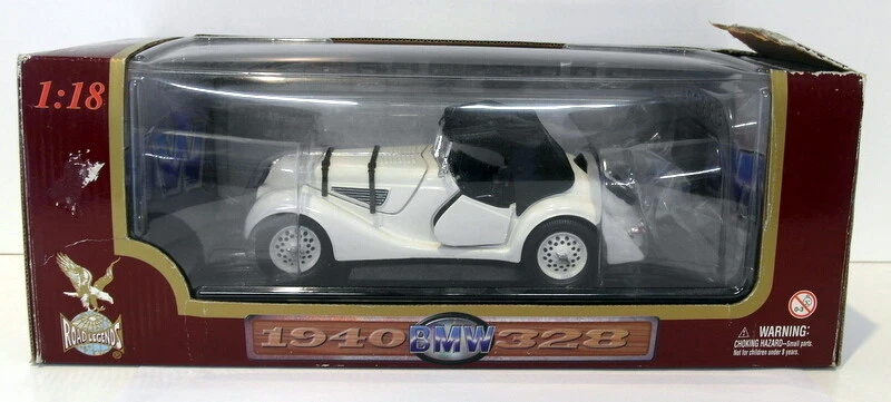 Road Signature 1/18 Scale Diecast - 92288 1940 BMW 328 Roadster White - Image 4 of 4