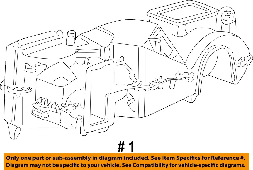 1997 2004 Porsche Boxster OEM Complete Housing AC Evaporator - Image 4 of 4