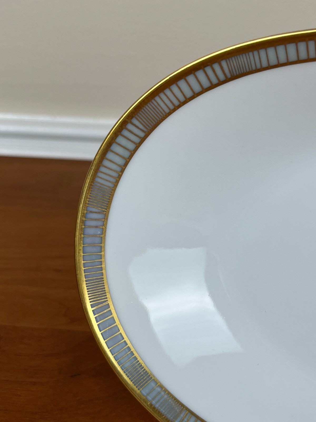 MCM Rosenthal Continental BLUE BAND GOLD LINES 9 ½” Relish Tray: EUC