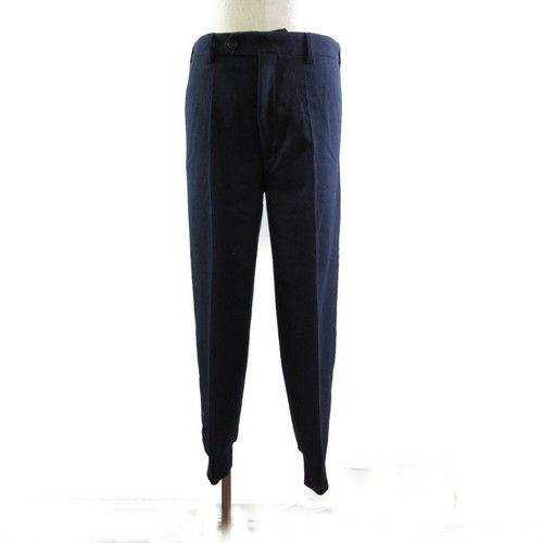PRADA Men Pants wool Navy Ivory Used 