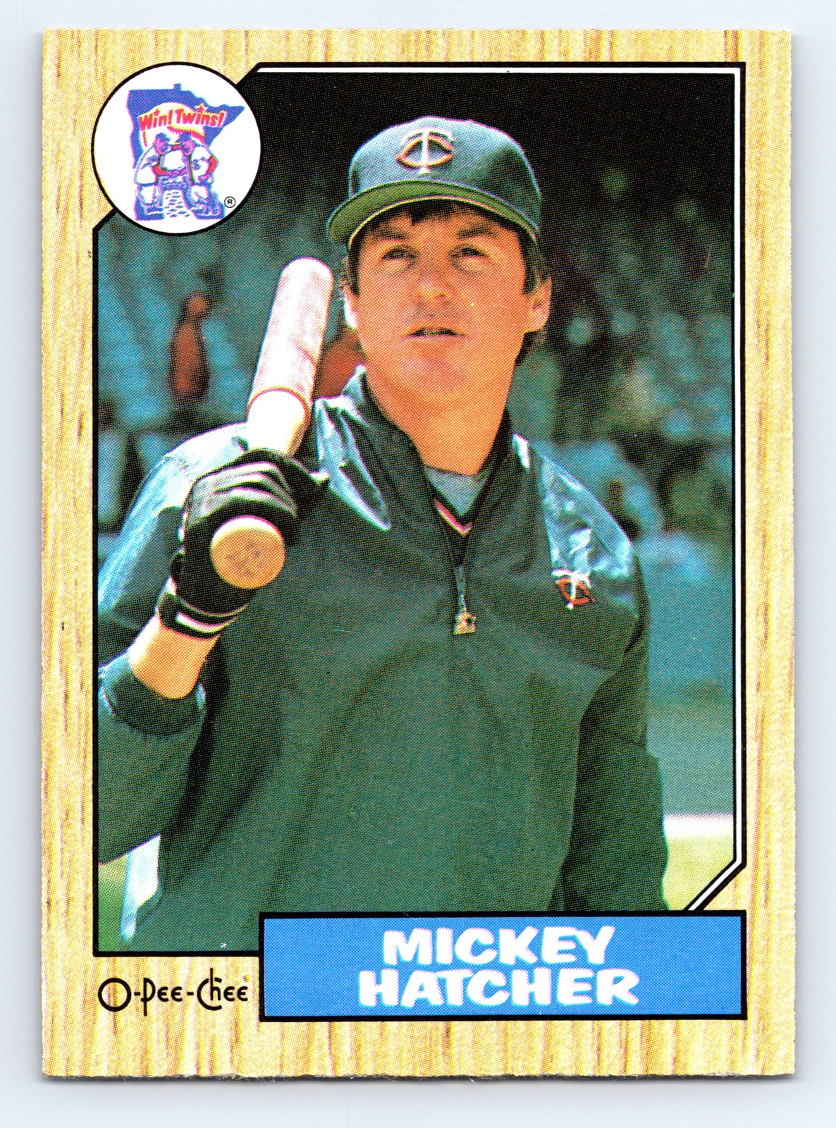 1987 O-Pee-Chee #341 Mickey Hatcher Minnesota Twins