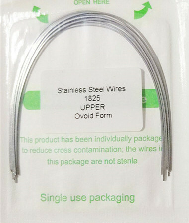 100Pc Dental Orthodontic Arch Wires Ovoid Wire Stainless Steel Rectangular Round - Picture 23 of 38