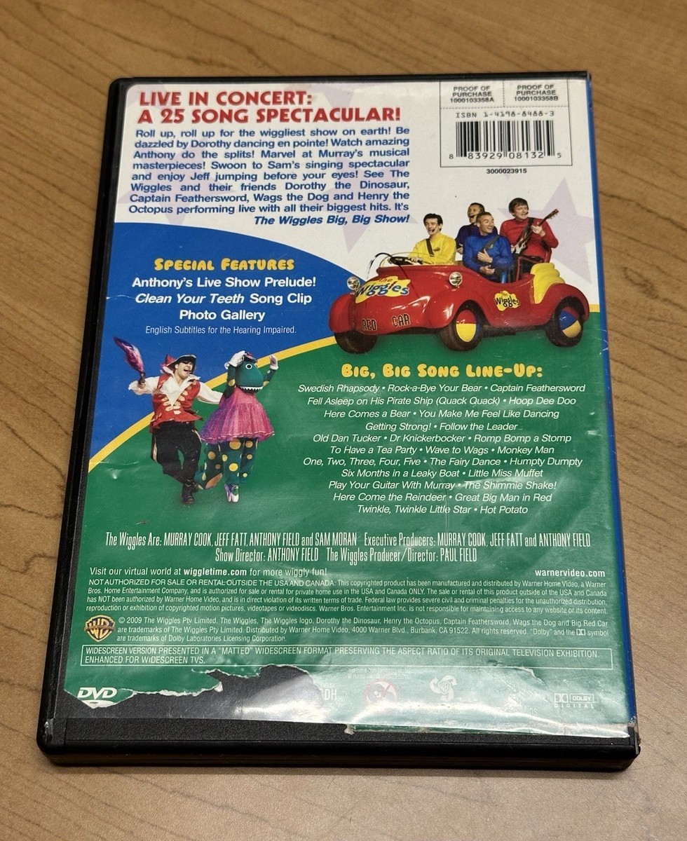 The Wiggles: Big, Big Show! Live in Concert DVD, Warner Home Video