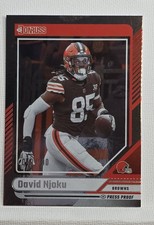 2024 Panini Donruss - David Njoku #289 Press Proof Silver /100