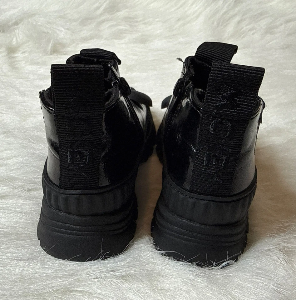 Botas Chelsea Zara x Disney Bebé Niño Niñas 6 Minnie Mouse Negro Charol Foto 4 de 4