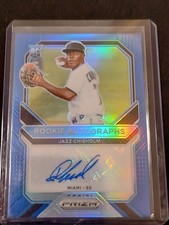2021 Panini Prizm Jazz Chisholm /50 RC Auto Blue #RA-JZ RC Yankees