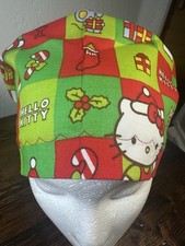 Hello Kitty Christmas Euro Surgical Scrub Cap
